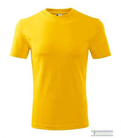 Men round neck Tshirt yellow