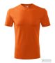 Men round neck Tshirt orange 