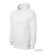 Men hooded sweater white