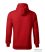 Men hooded sweater red