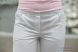White trouser with rubber waist
