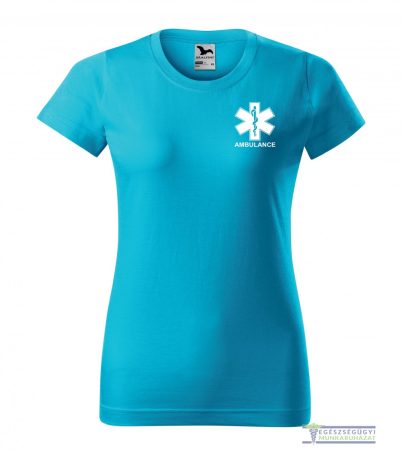 Women's  T-shirt turquoise 