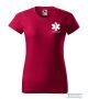 Women's  T-shirt cherry red