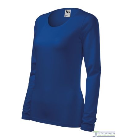 Women's long sleeve slim t-shirt king blue