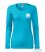 Women's long sleeve slim t-shirt turquoise