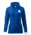 Women's hooded zip sweatshirt king blue