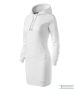 Women's hooded long sweater white