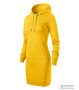 Women's hooded long sweater yellow