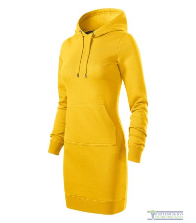 Women's hooded long sweater yellow