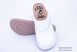 Women's anatomical leather clog white