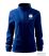 Women's zip-up polar sweater king blue