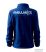 Women's zip-up polar sweater king blue