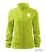 Women's zip-up polar sweater  lime