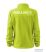 Women's zip-up polar sweater  lime