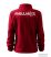Women's zip-up polar sweater marlboro red