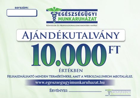 Ajándékutalvány 10.000 Forint értékben 