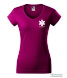 Women's V neck slim fit T-shirts